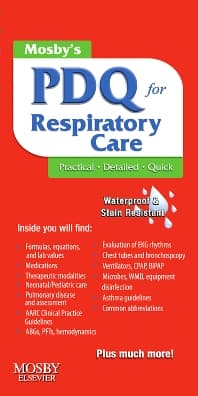 Mosby's PDQ for Respiratory Care