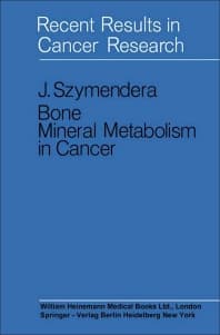 Bone Mineral Metabolism in Cancer