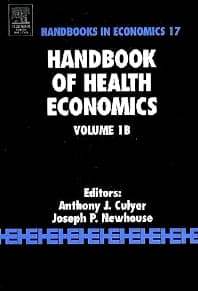 Handbook of Health Economics