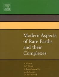 Modern Aspects of Rare Earths and their Complexes