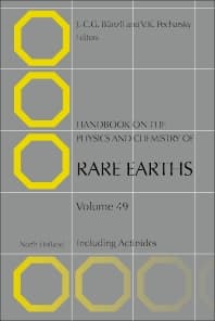 Handbook on the Physics and Chemistry of Rare Earths