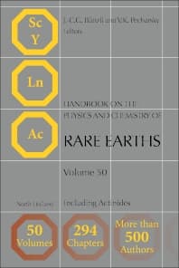 Handbook on the Physics and Chemistry of Rare Earths