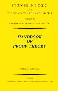 Handbook of Proof Theory