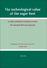 The Technological Value of the Sugar Beet