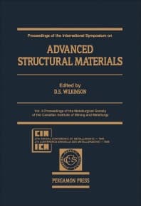 Proceedings of the International Symposium On: Advanced Structural Materials