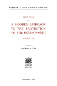 Study Week on a Modern Approach to the Protection of the Environment