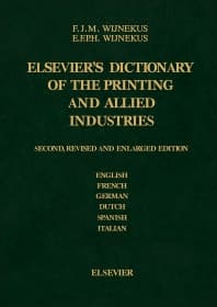 Dictionary of the Printing and Allied Industries