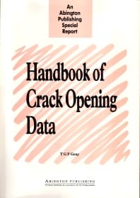 Handbook of Crack Opening Data