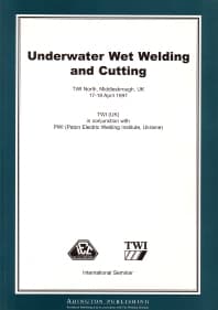 Underwater Wet Welding and Cutting