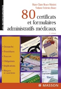 80 certificats et formulaires administratifs médicaux