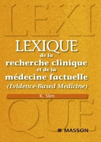 Lexique de la recherche clinique et de la médecine factuelle