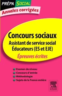 Annales corrigées Concours Assistant de service social Éducateur (ES et EJE)