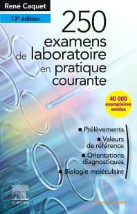 250 examens de laboratoire