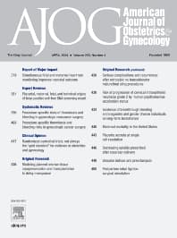 Image - American Journal of Obstetrics & Gynecology