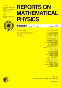 reports of mathematical physics Reports on Mathematical Physics