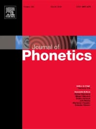 Image - Journal of Phonetics