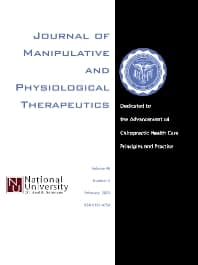 Image - Journal of Manipulative and Physiological Therapeutics