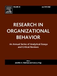 Image - Research in Organizational Behavior