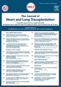 Image - The Journal of Heart and Lung Transplantation