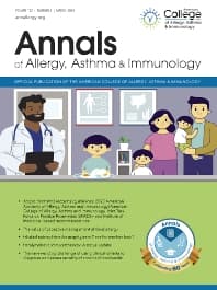 Image - Annals of Allergy, Asthma & Immunology