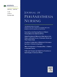 Image - Journal of PeriAnesthesia Nursing