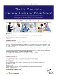 Image - The Joint Commission Journal on Quality and Patient Safety