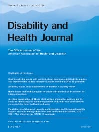 Image - Disability and Health Journal