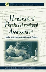 Image - Handbook of Psychoeducational Assessment