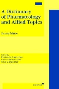 Image - A Dictionary of Pharmacology and Allied Topics