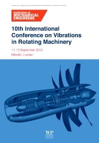 Image - 10th International Conference on Vibrations in Rotating Machinery