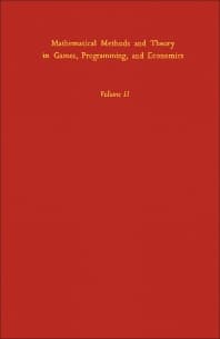 Image - Mathematical Methods and Theory in Games, Programming, and Economics